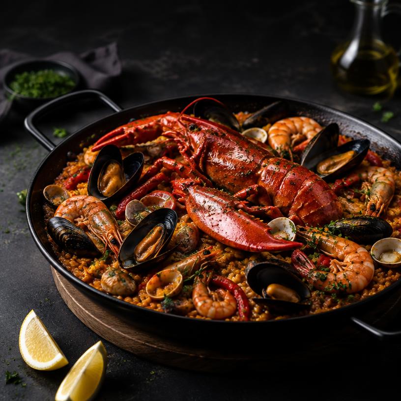 Seafood Paella Dominicana