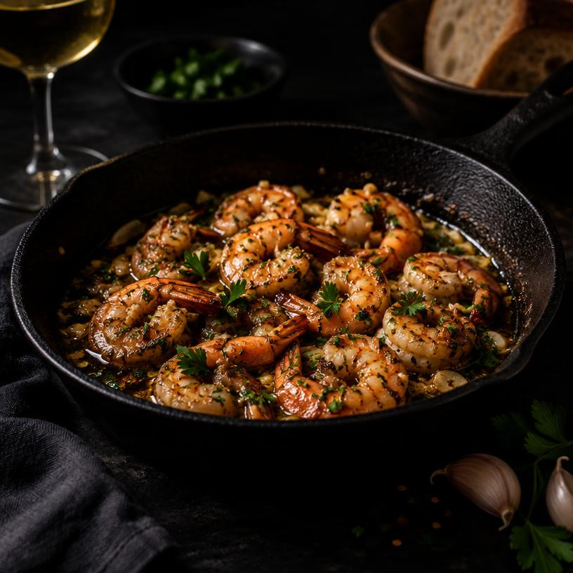 Camarones al Ajillo